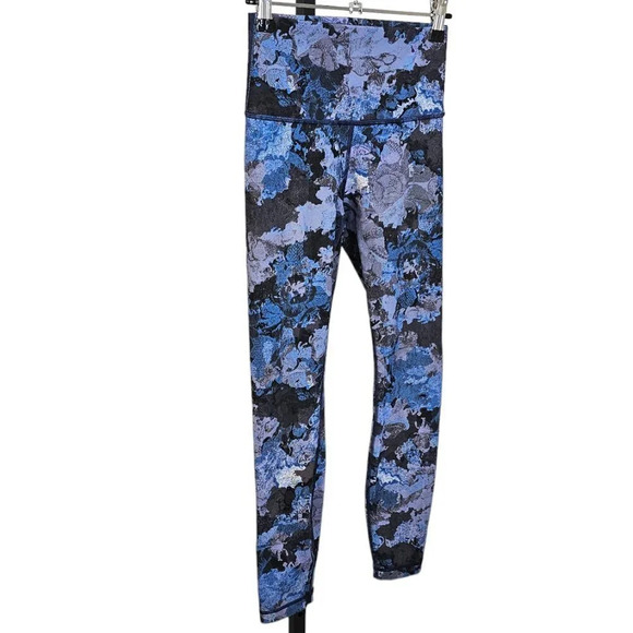 Lululemon Wunder Under High Rise 7/8 Tight 25" Size 4 Screen Camo Multi Luxtreme - Picture 2 of 8